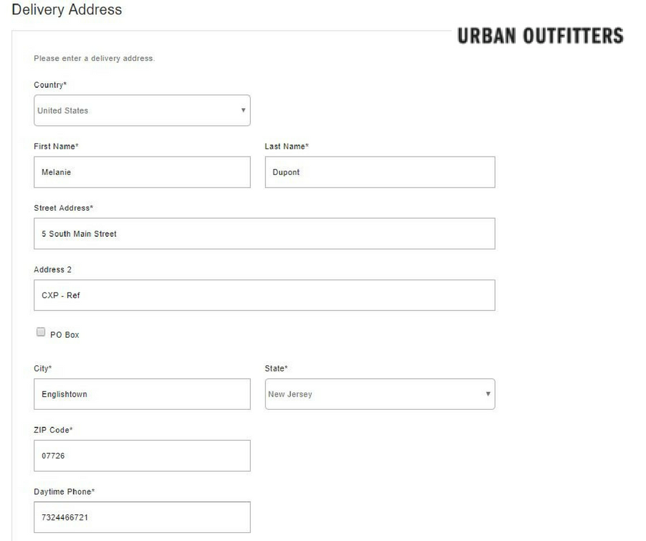 Urban Outfitters US ColisExpat   Form UrbanOutfitters Us 